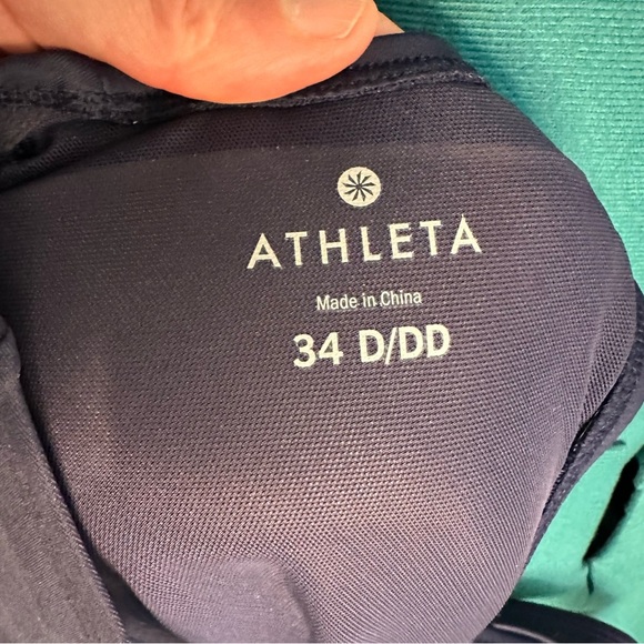 Athleta Tara Halter Tankini NWT 34D/DD Navy - Picture 13 of 14
